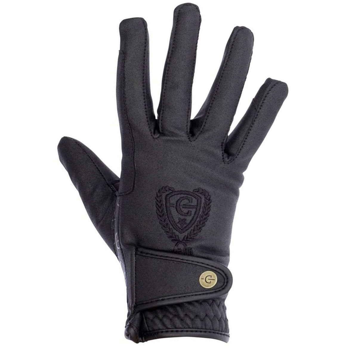 Covalliero Guantes de Equitación Mora Winter Negro