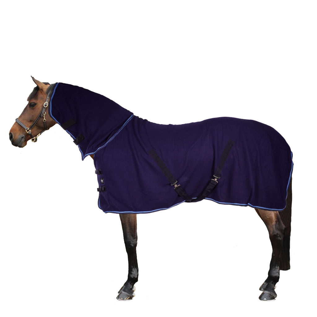 Riding World Manta de Forro Polar Combo Azul