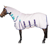 Highlander Plus by Shires Manta para Eczema Sweet-Itch Combo Blanco