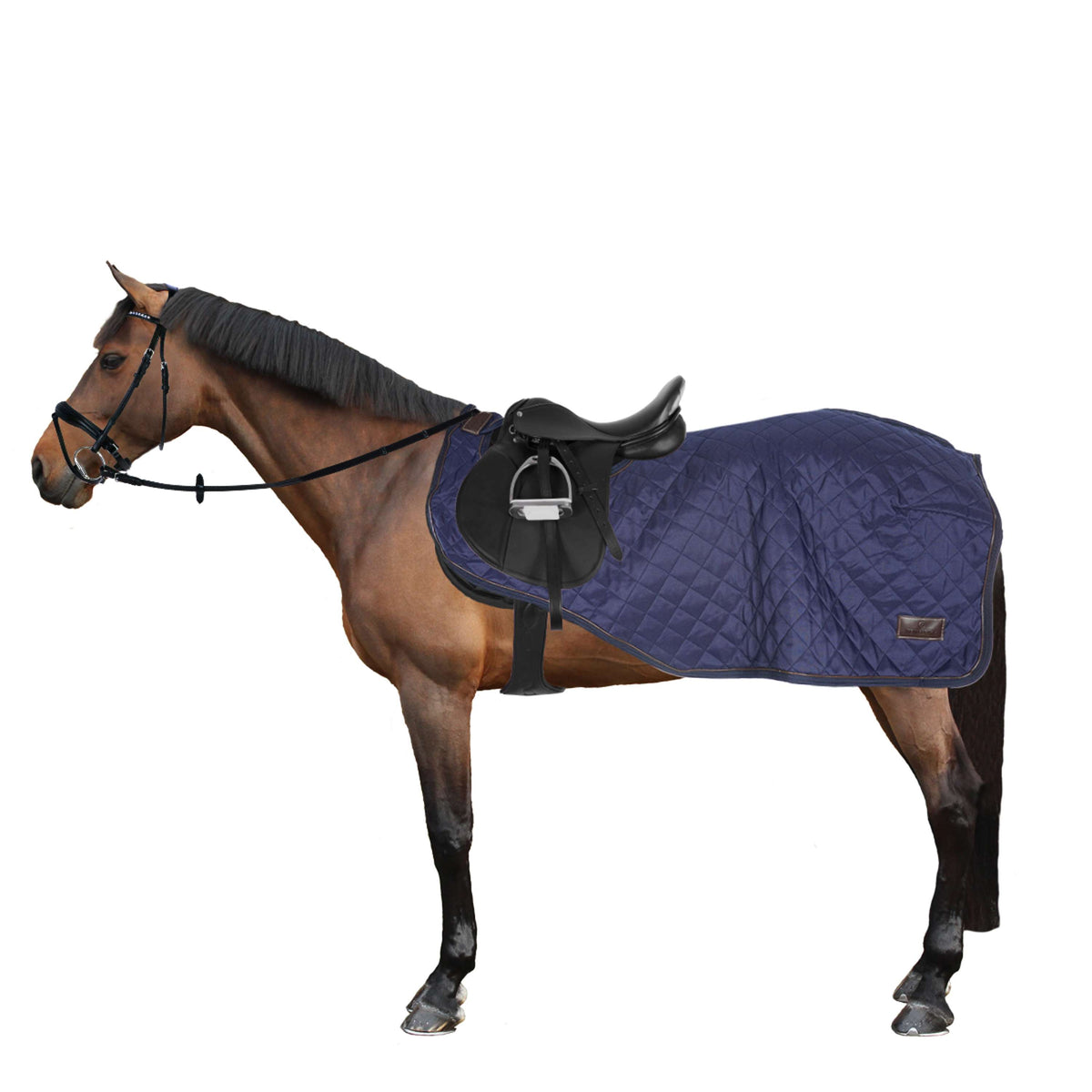 Kentucky Horsewear Manta de ejercicio 160g Navy