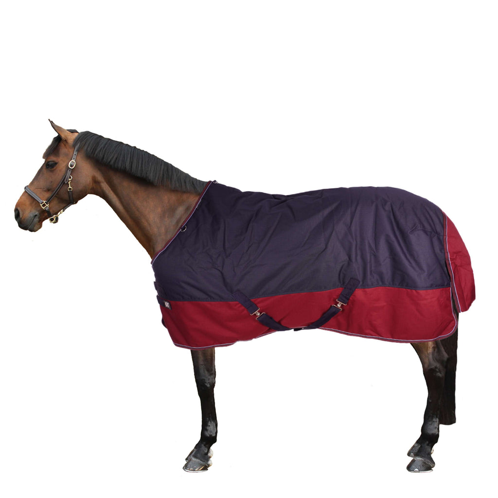EQUITHÈME Alfombra de Exterior Tyrex 1200D 50g Navy/Bordeaux