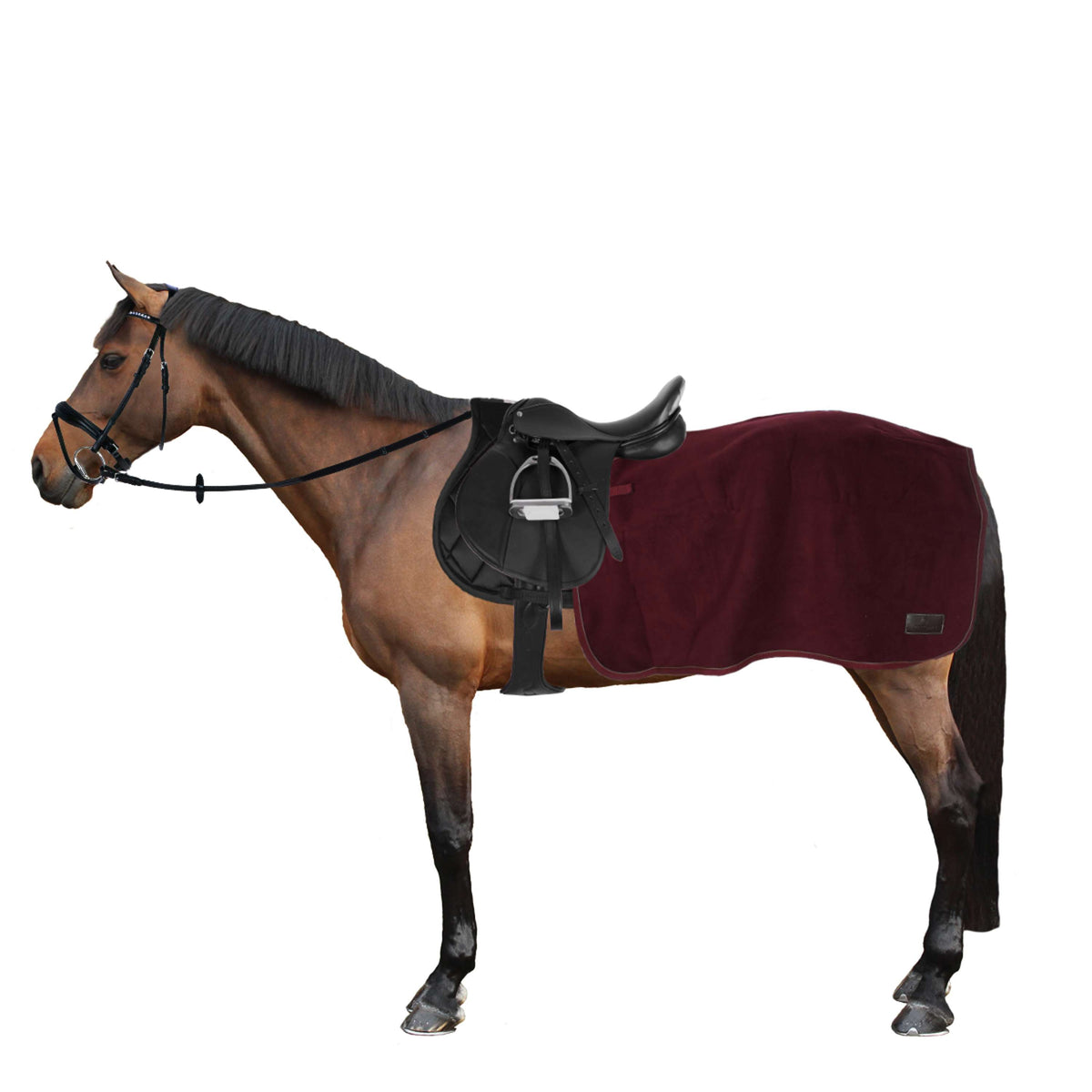 Kentucky Horsewear Manta de ejercicio Bordeaux