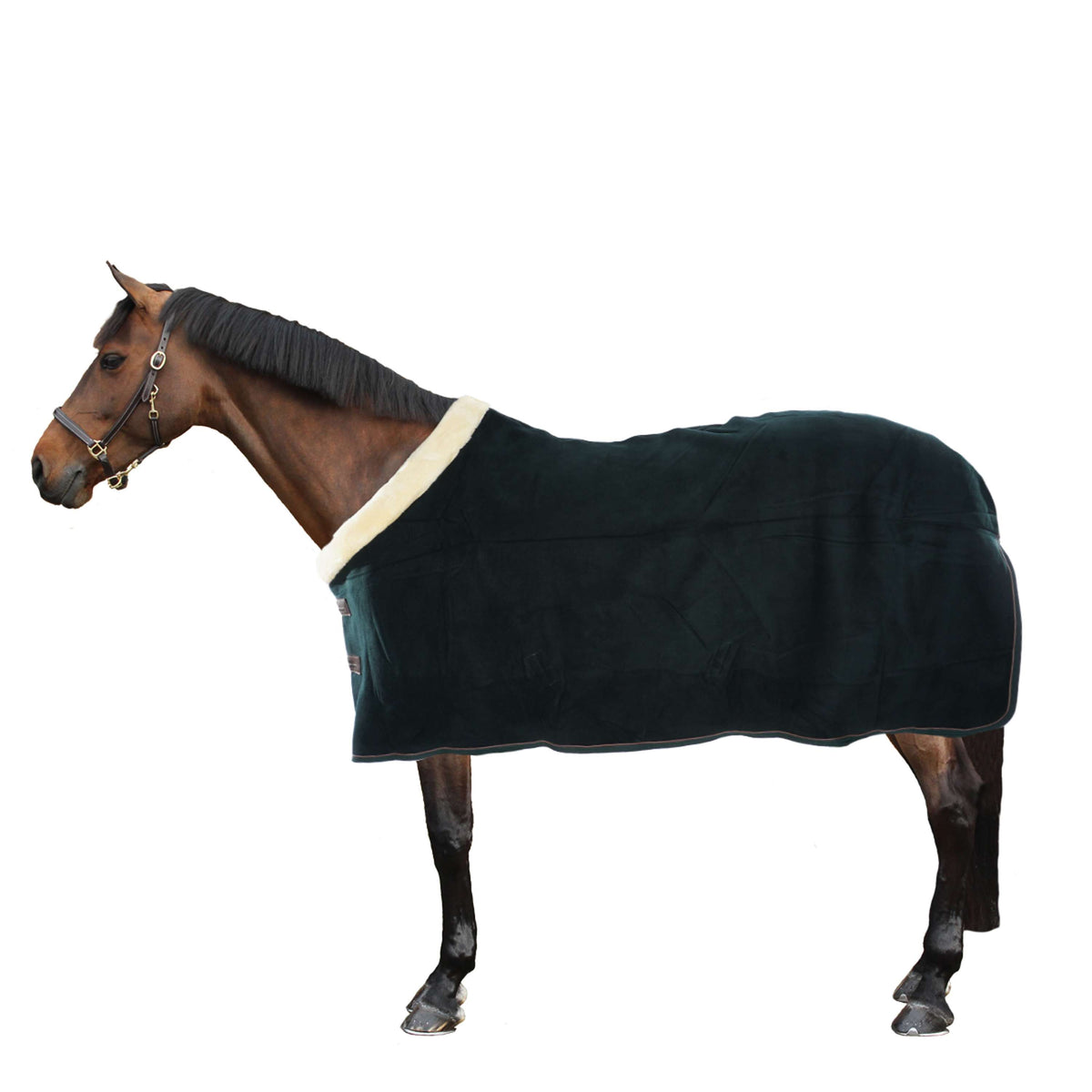 Kentucky Horsewear Manta para el sudor Show Fleece Heavy Verde