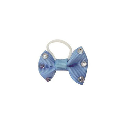 EQUITHÈME Cintas para Trenzas con Strass Azul claro