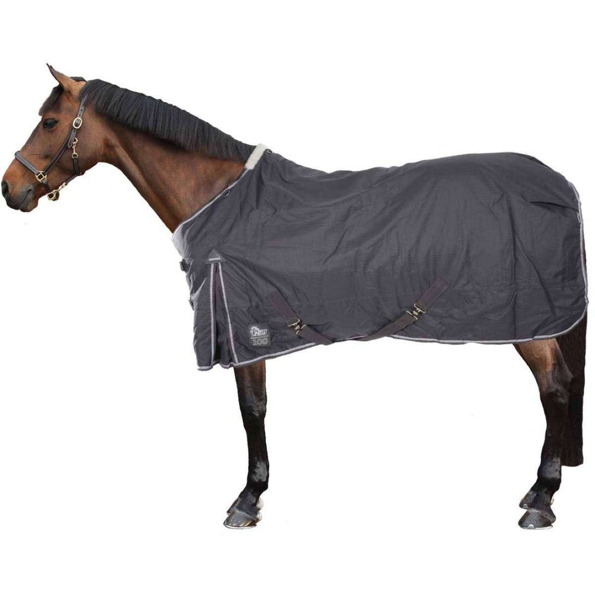 Harry's Horse Alfombra de Exterior Thor 100g Ebano