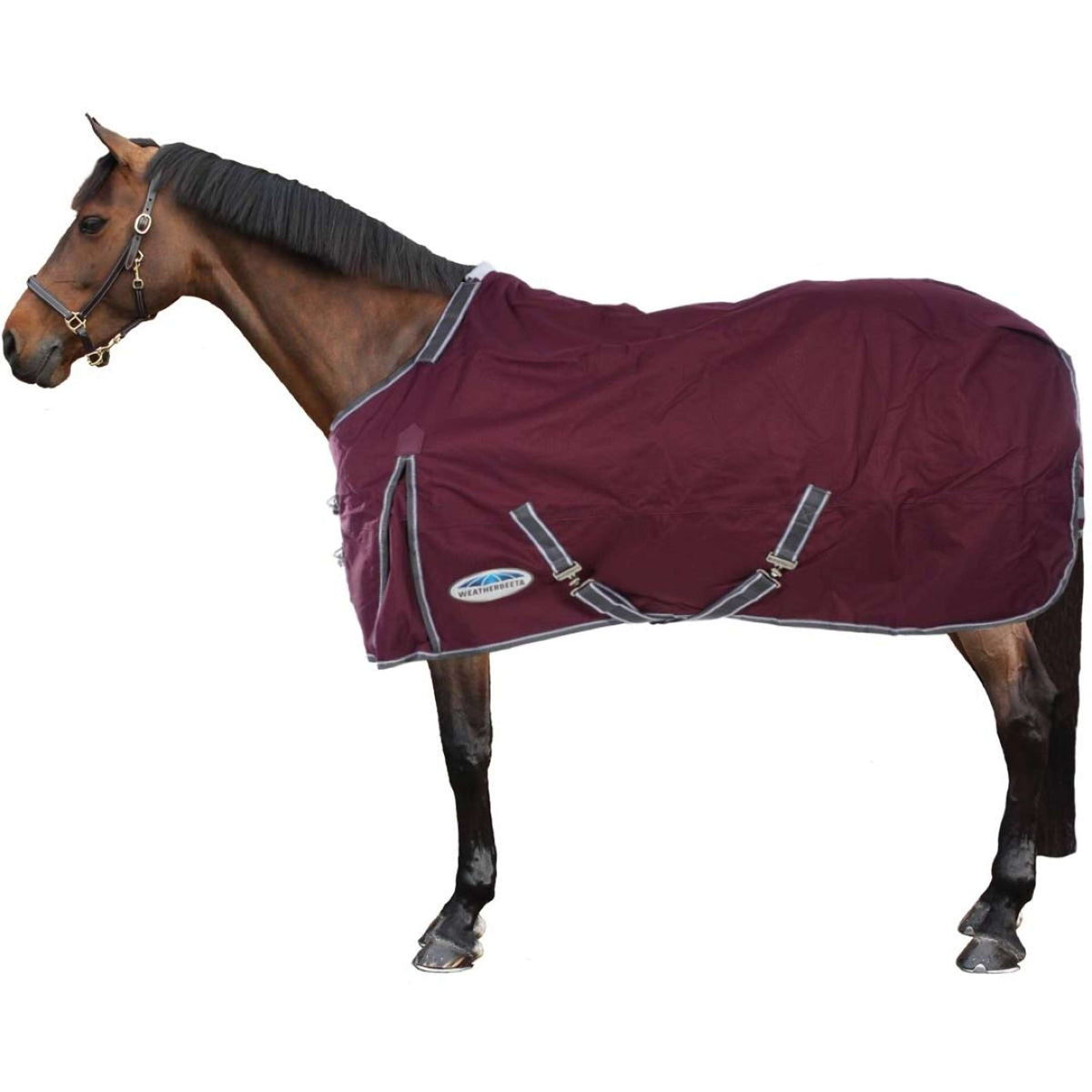 Weatherbeeta Manta Impermeable Comfitec Plus Dynamic II Detach-A-Neck Lite Granate/Gris/Blanco