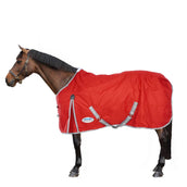 Weatherbeeta Manta de Invierno Comfitec Classic Standard Neck Medium/Lite 600D 100g Rojo/Plata/Azul