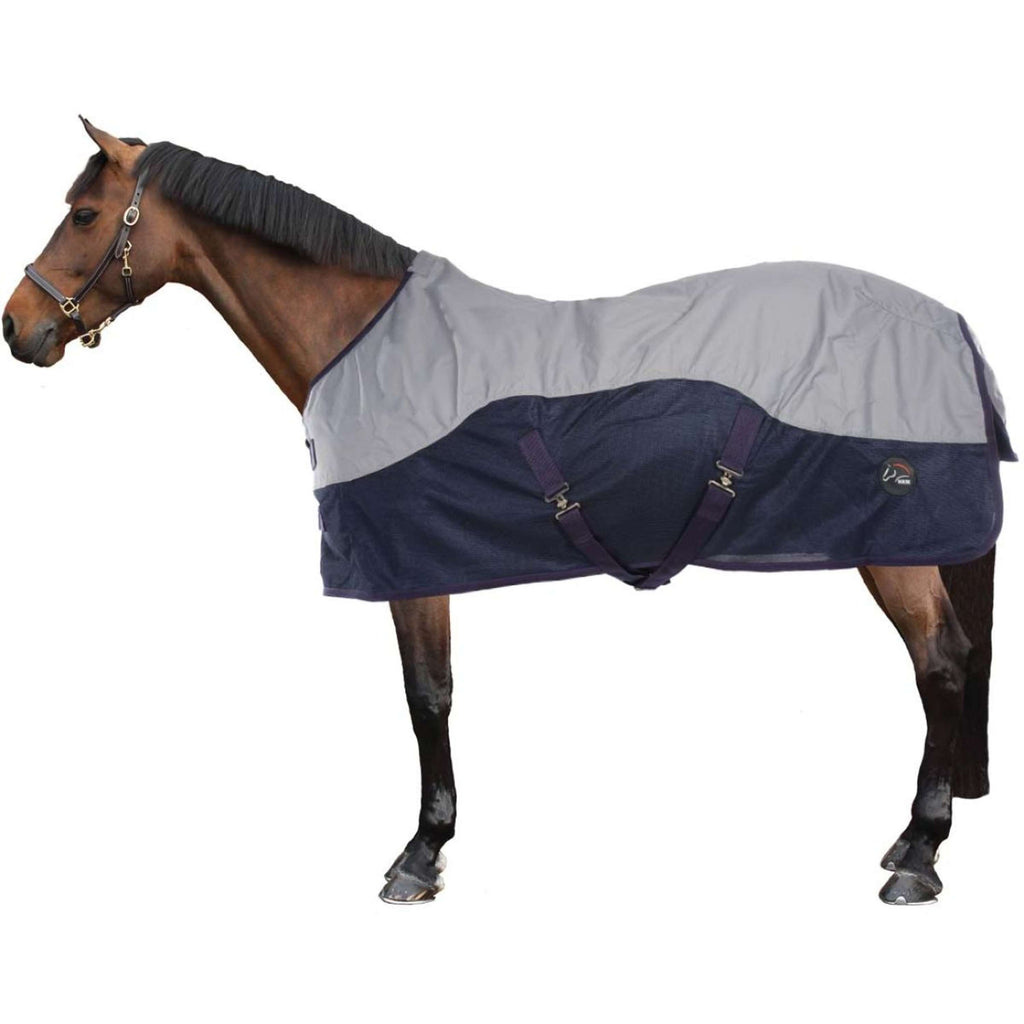 HKM Manta Antimoscas Rain Azul Oscuro Gris