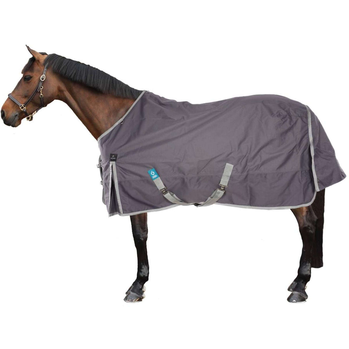 EQUITHÈME Manta Impermeable Tyrex 1200D 0g Taupe