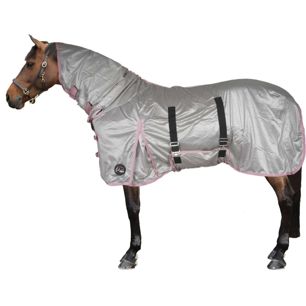 HKM Manta Antimoscas con cuello Gris
