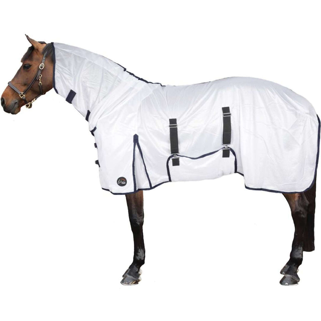HKM Manta Antimoscas Lyon con Parte del Cuello Blanco