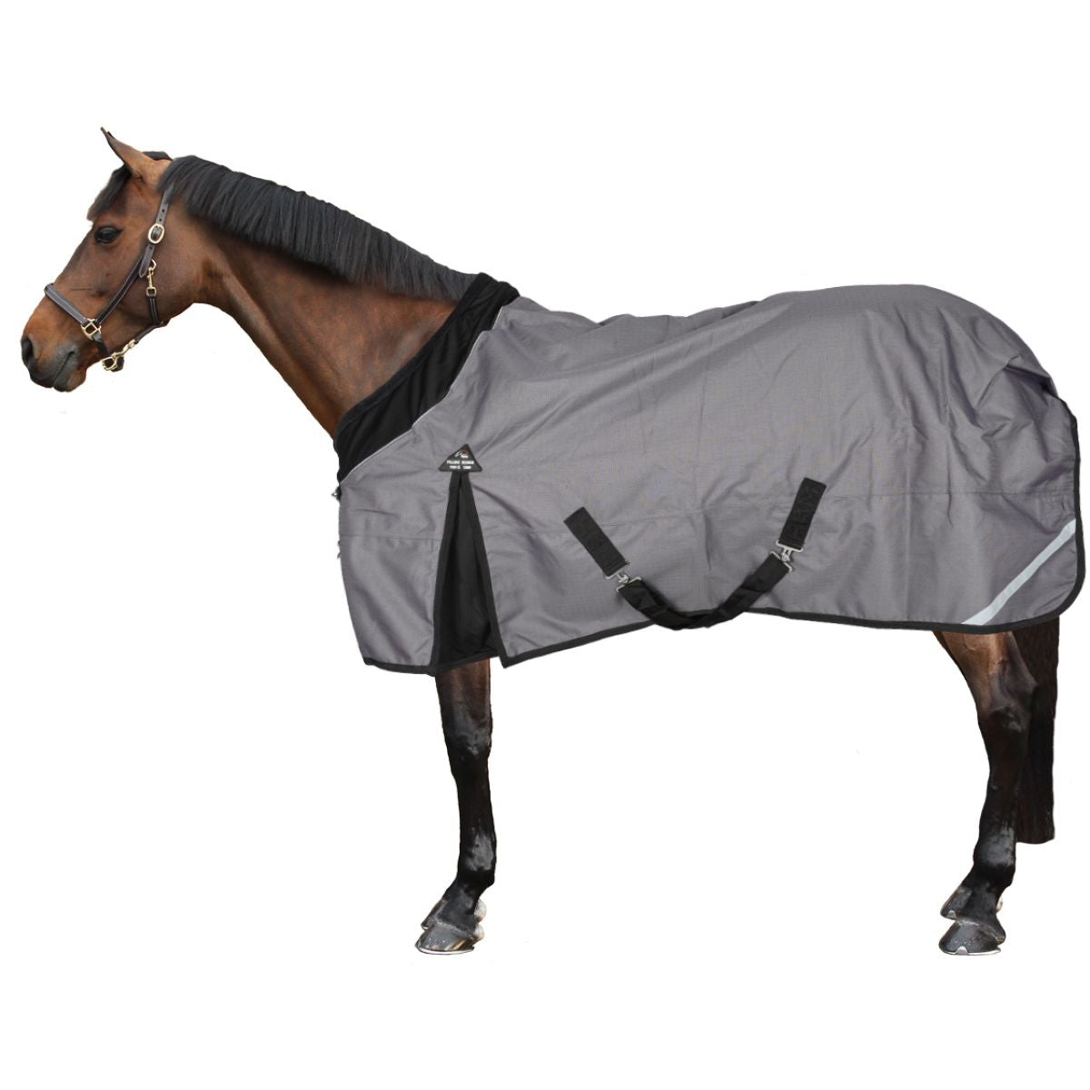 HKM Alfombra de Exterior Liberty 1200D For Spanish: Forro ligero Gris/Negro