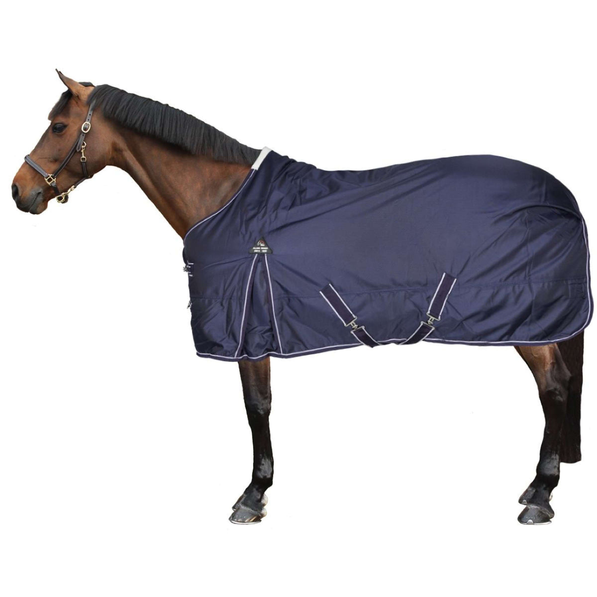 HKM Alfombra de Exterior Premium 1680D 300g Nylon Forro Azul oscuro