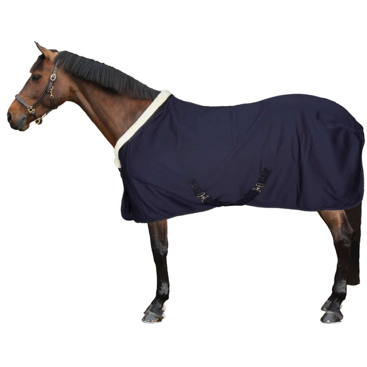 Montar Manta de Forro Polar Softshell Navy