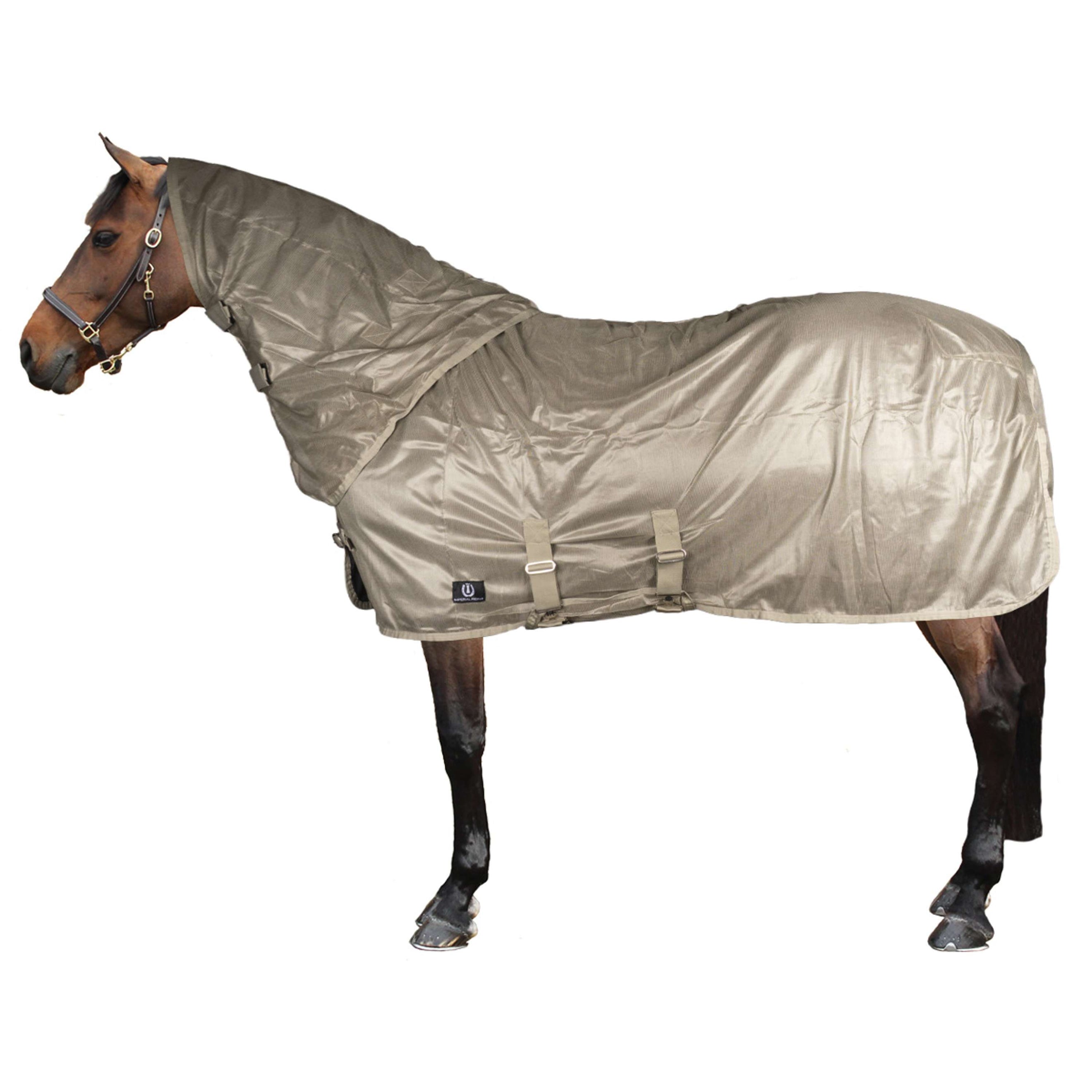 Imperial Riding Manta Antimoscas IRHReese con cuello Oliva clara Imperial Riding Manta Antimoscas IRHReese con cuello Oliva clara