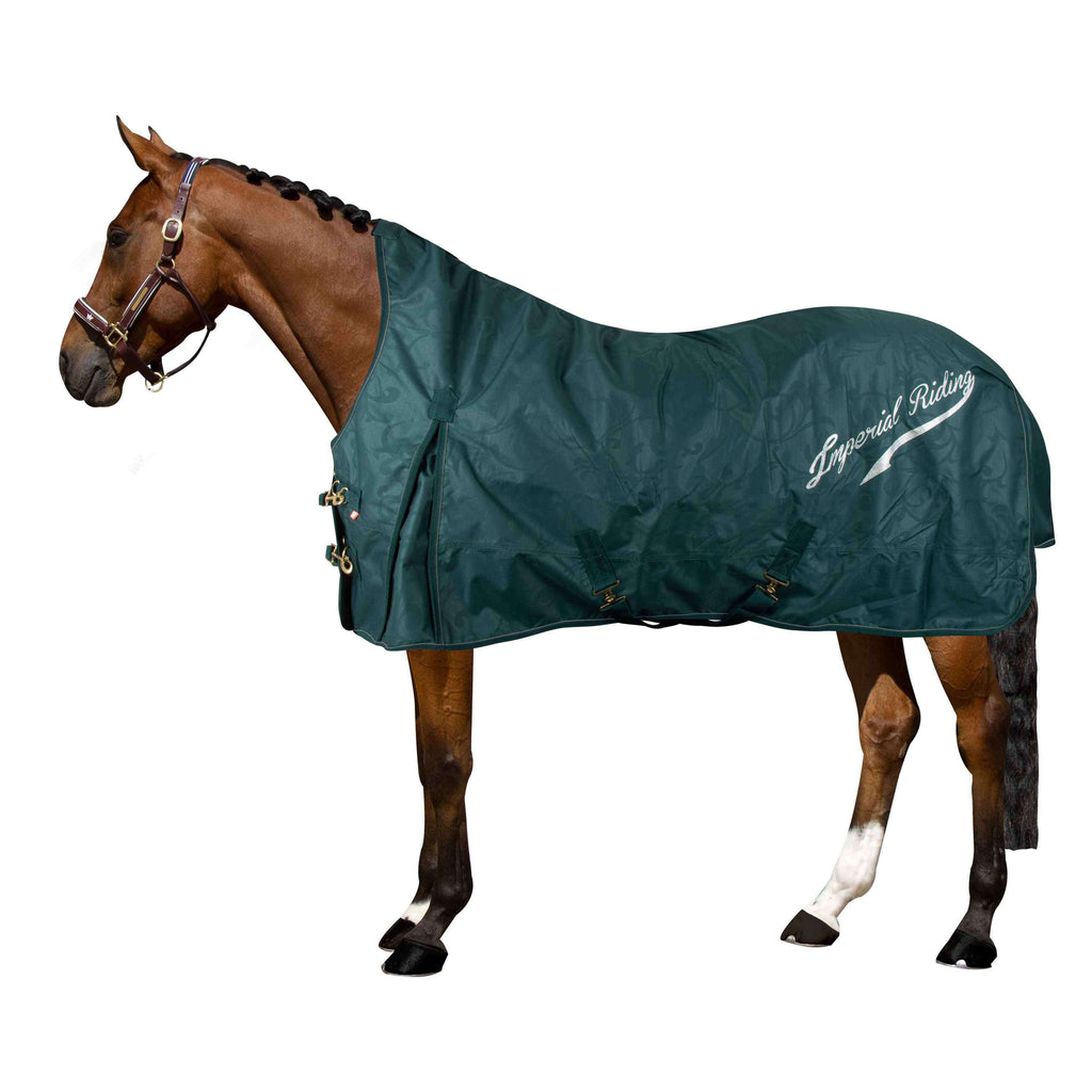 Imperial Riding Alfombra de Exterior IRHSuper-Dry 50g Verde Bosque
