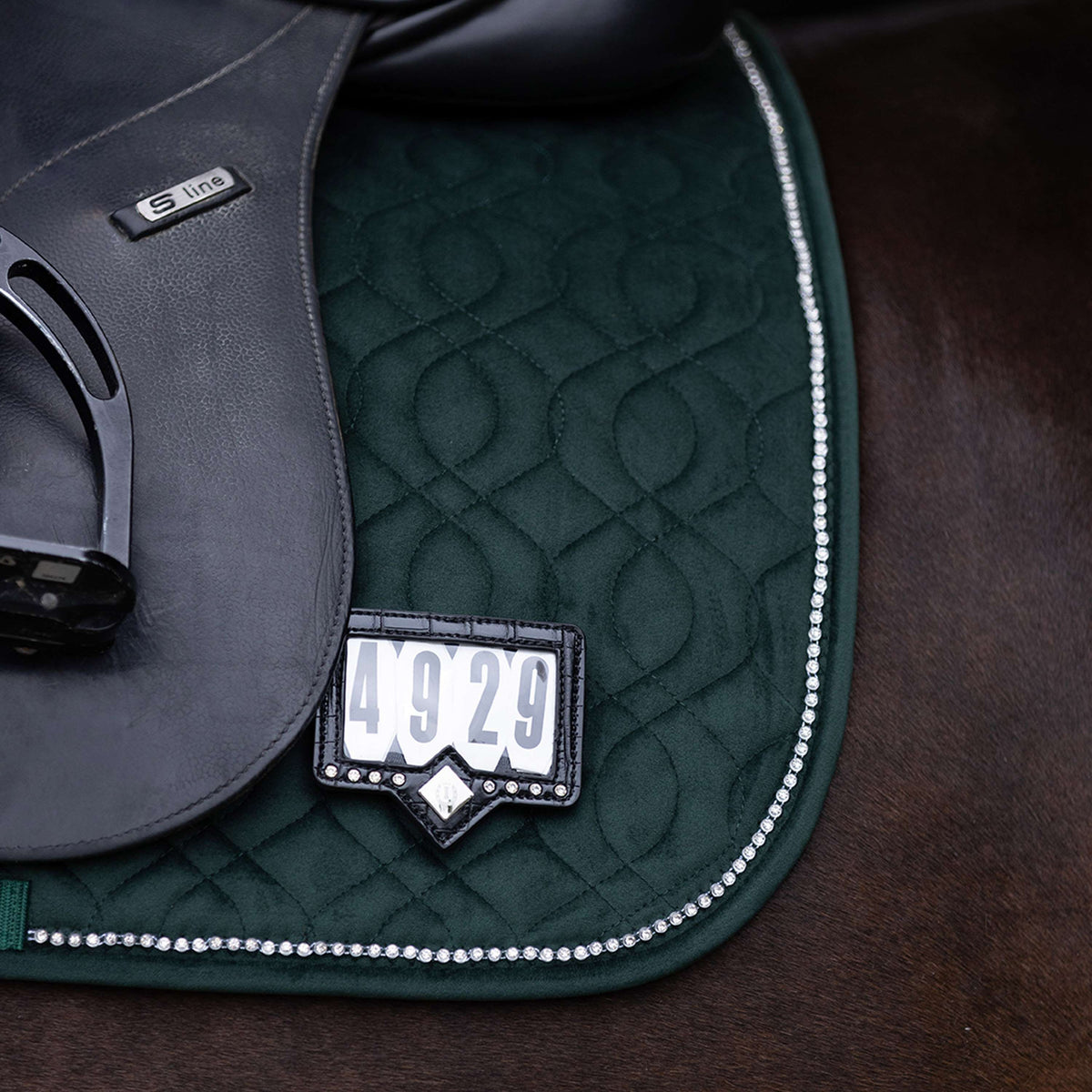 Imperial Riding Números de Competición IRHShow and Glow Black/Black Croco