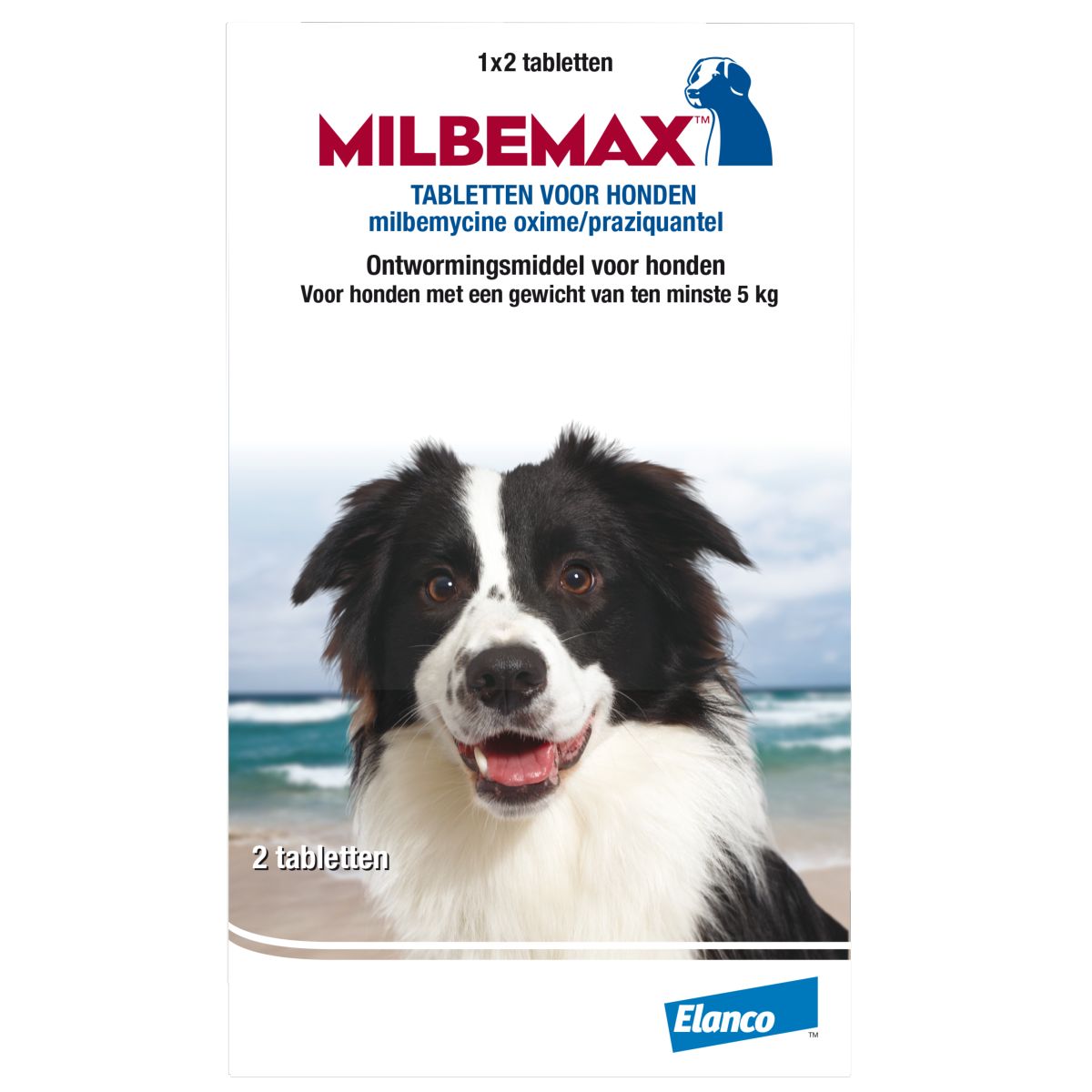 Milbemax Tableta Desparasitante Perro Grande 2 Comprimidos
