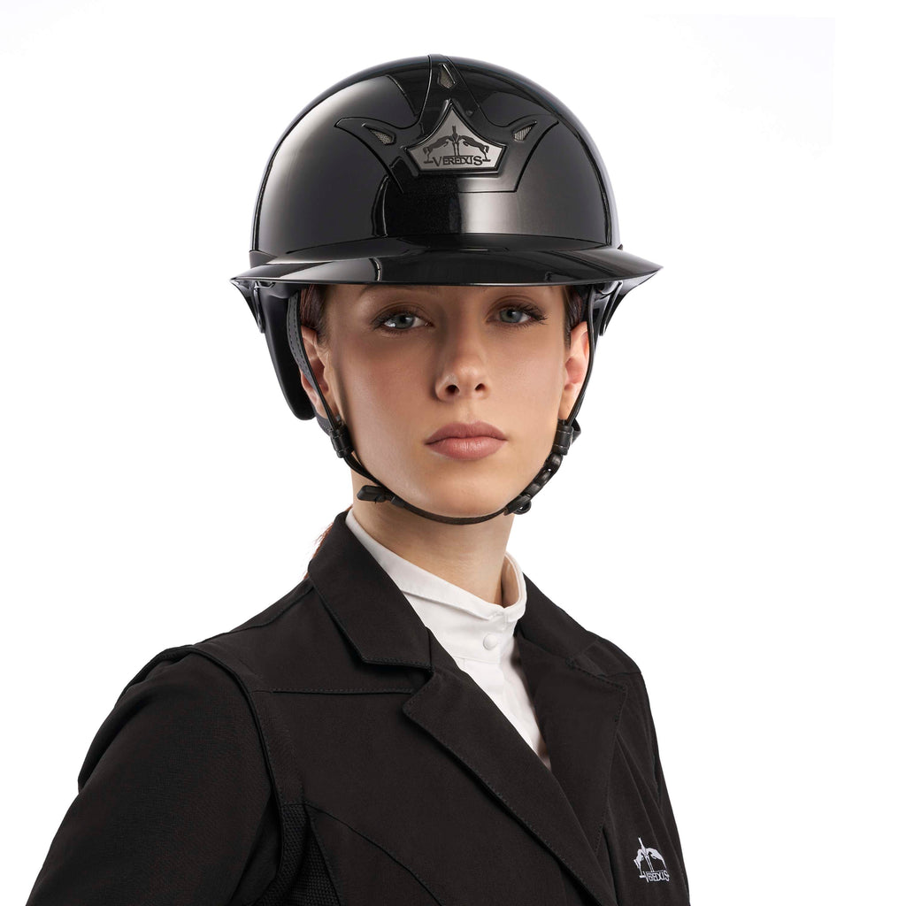 Veredus Casco Vita Visor Ancho Lacado negro