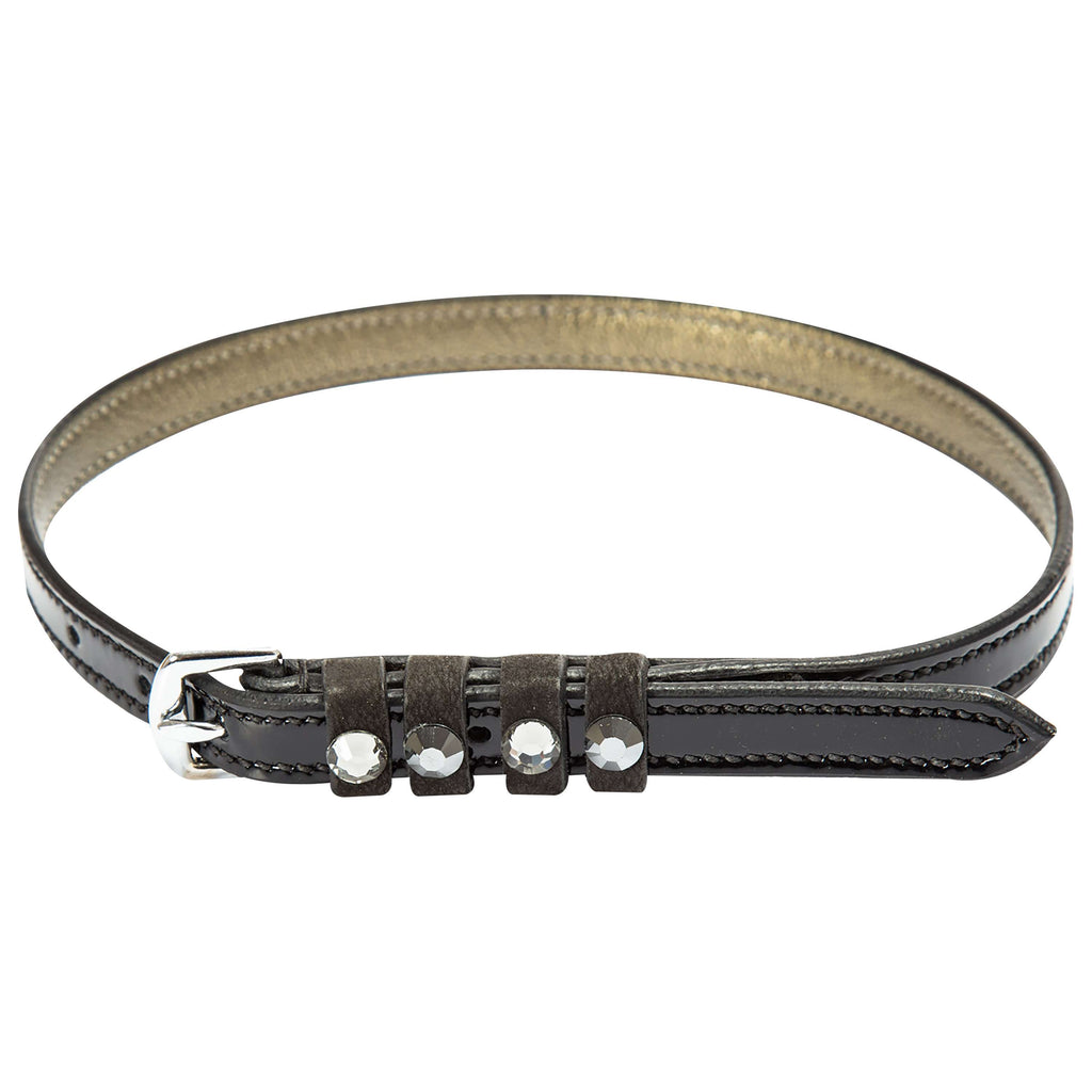 Imperial Riding Correas para espuelas IRHPardouz Lacado negro metalizado.