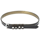 Imperial Riding Correas para espuelas IRHPardouz Lacado negro metalizado.