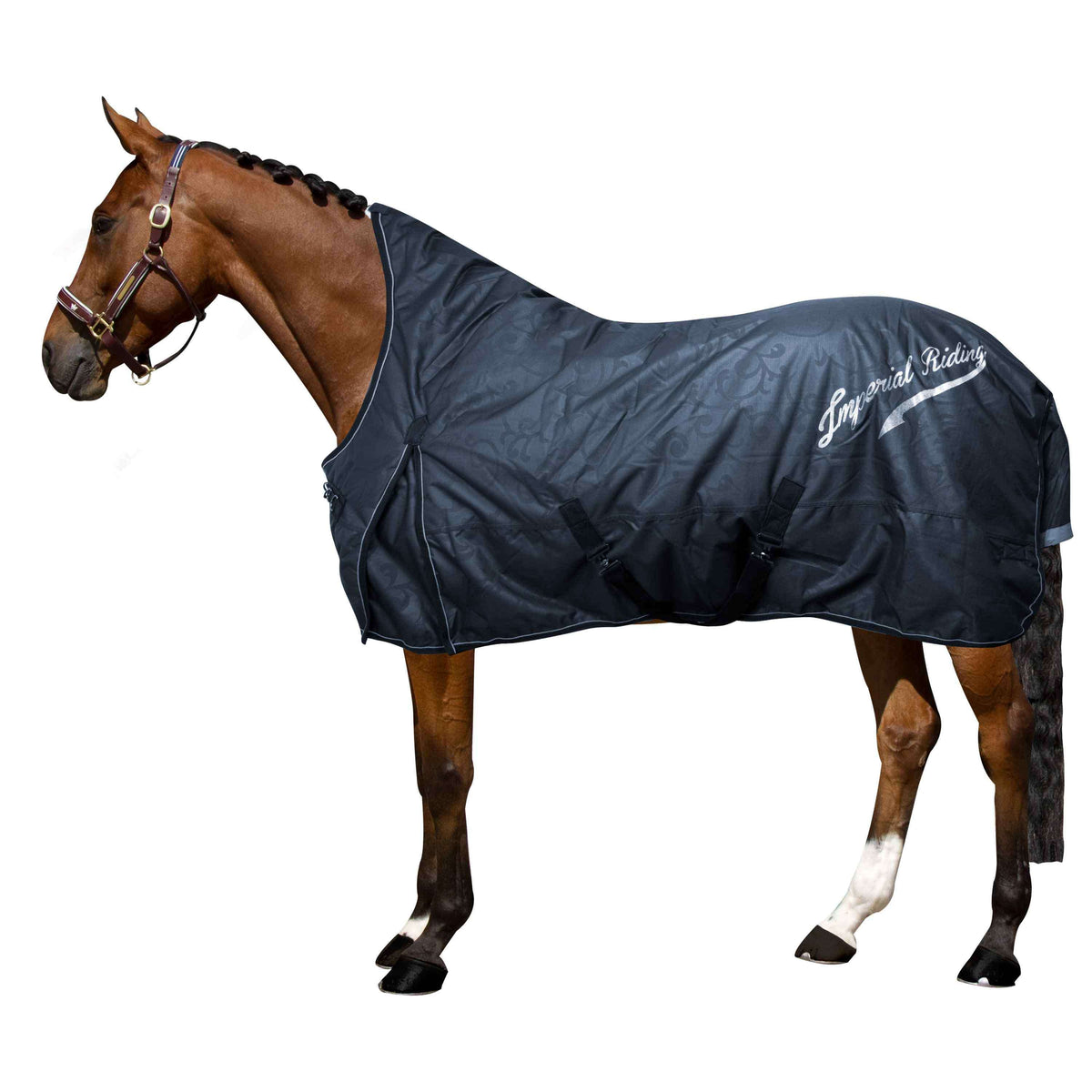 Imperial Riding Alfombra de Exterior IRHSuper-Dry 100g Marino