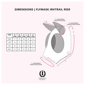 Imperial Riding Máscara para Moscas IRHTrail Ride Rosa
