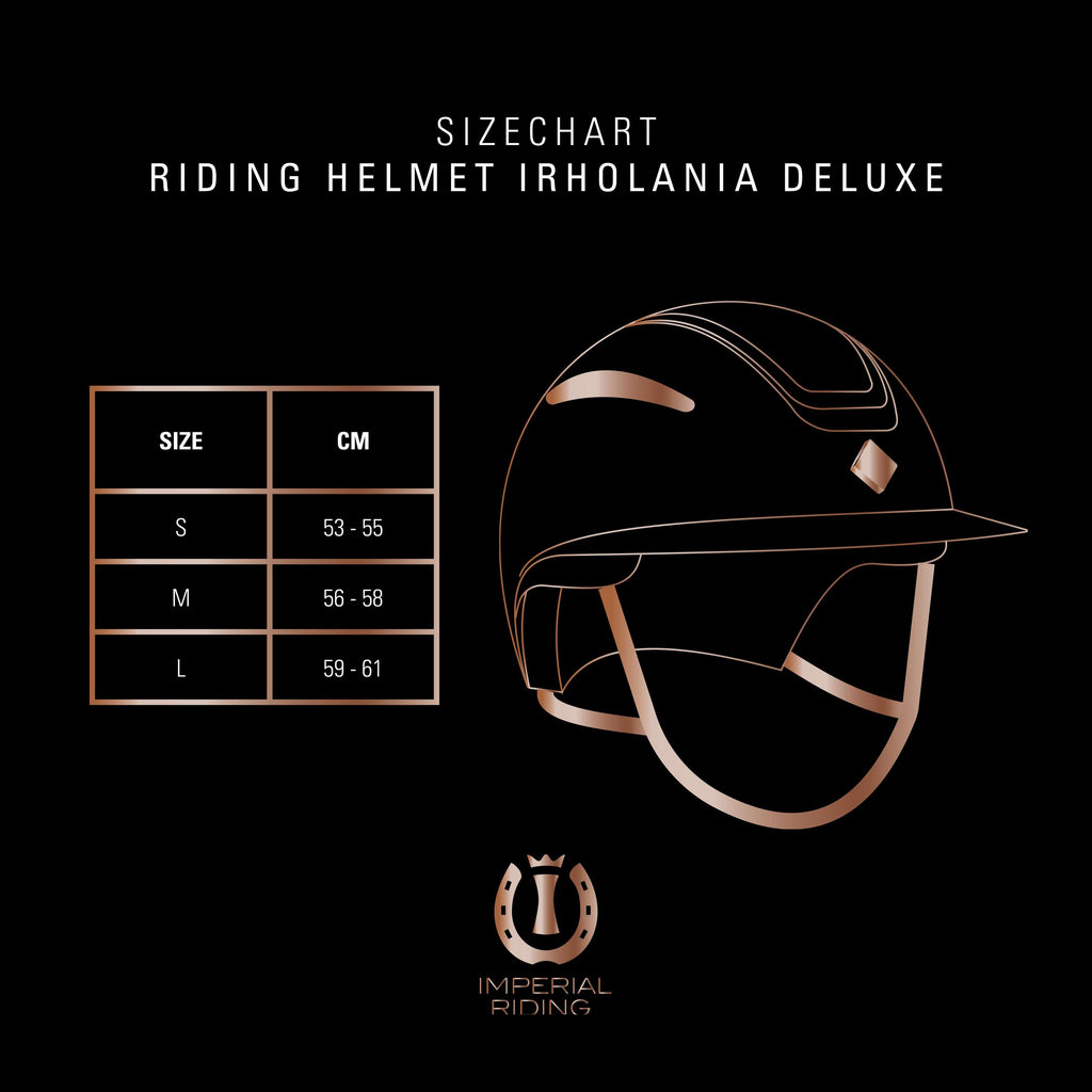 Imperial Riding Casco IRHOlania Deluxe Small Visor Negro