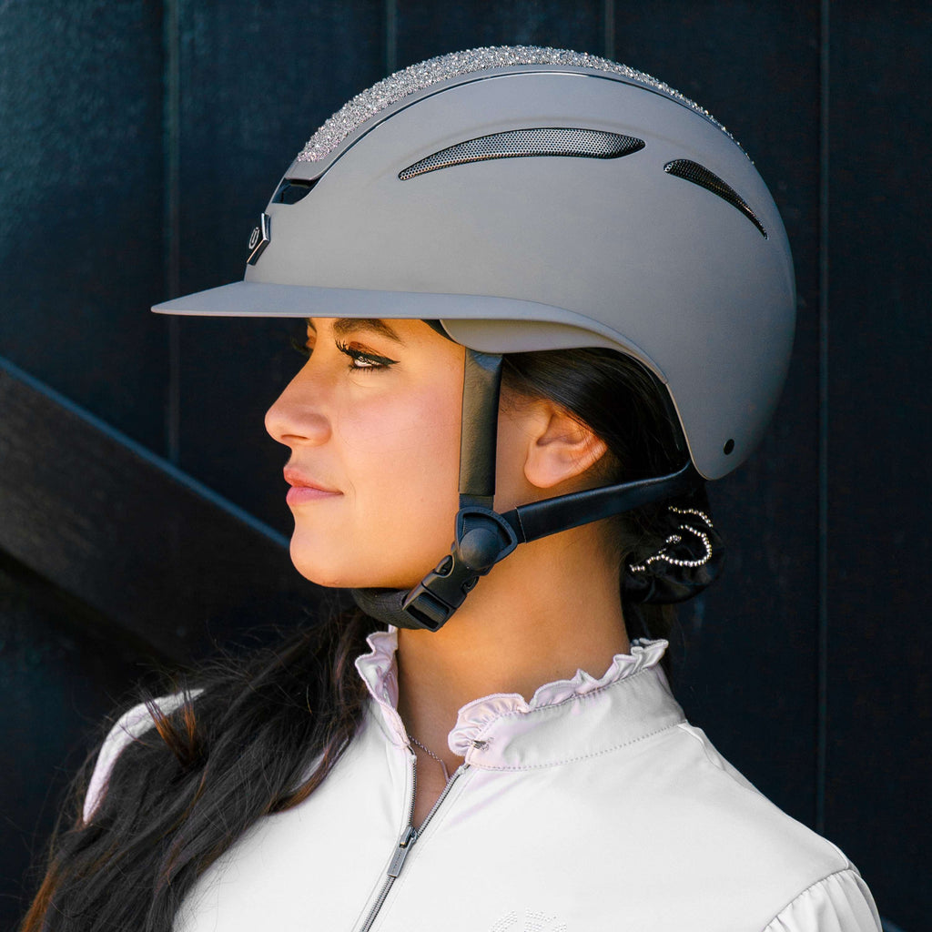 Imperial Riding Casco IRHOlania Deluxe Big Visor Gris