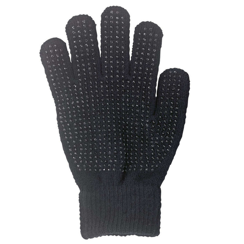 Covalliero Guantes de Equitación Magic Grippy Niños Negro