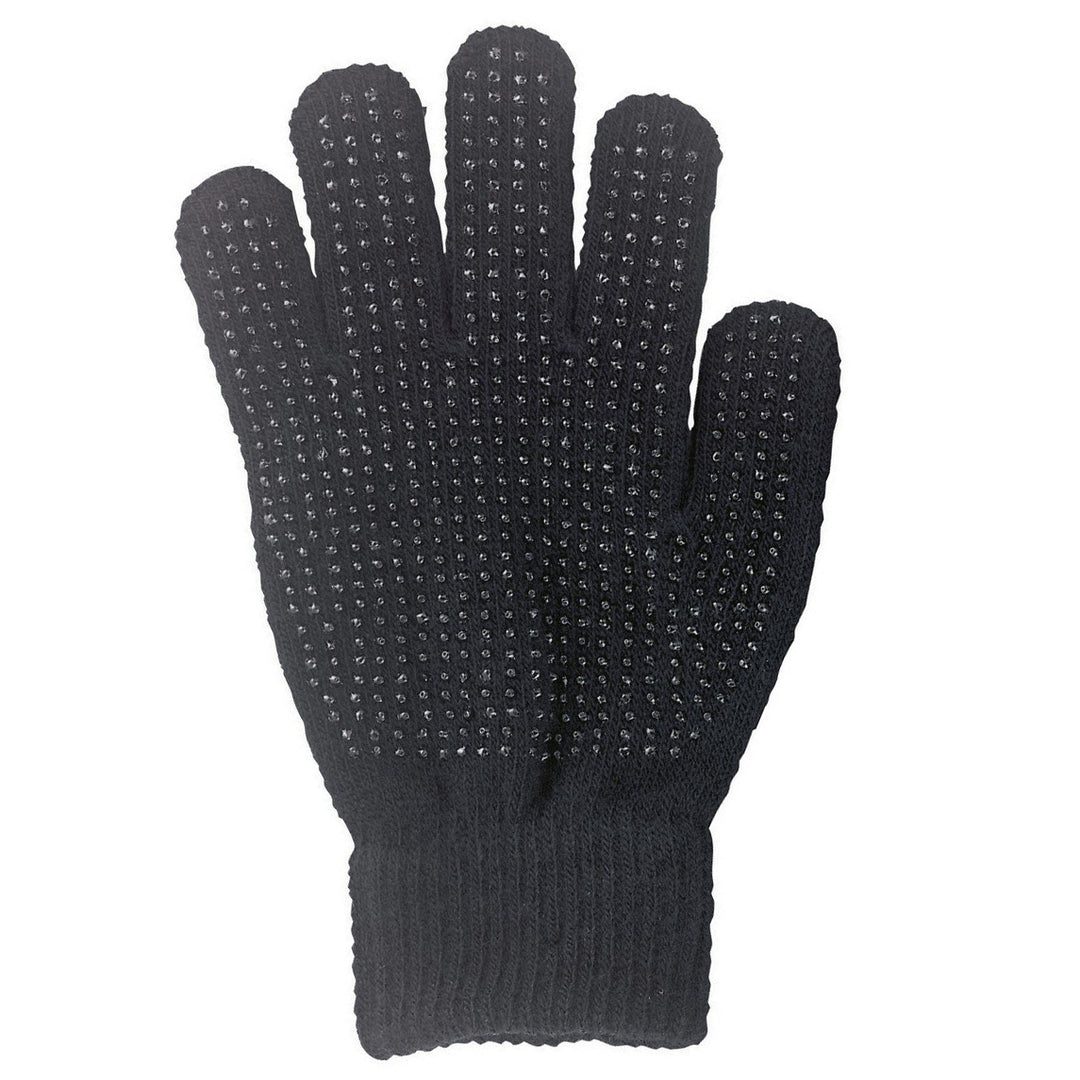 Covalliero Guantes de Equitación Magic Grippy Niños Negro