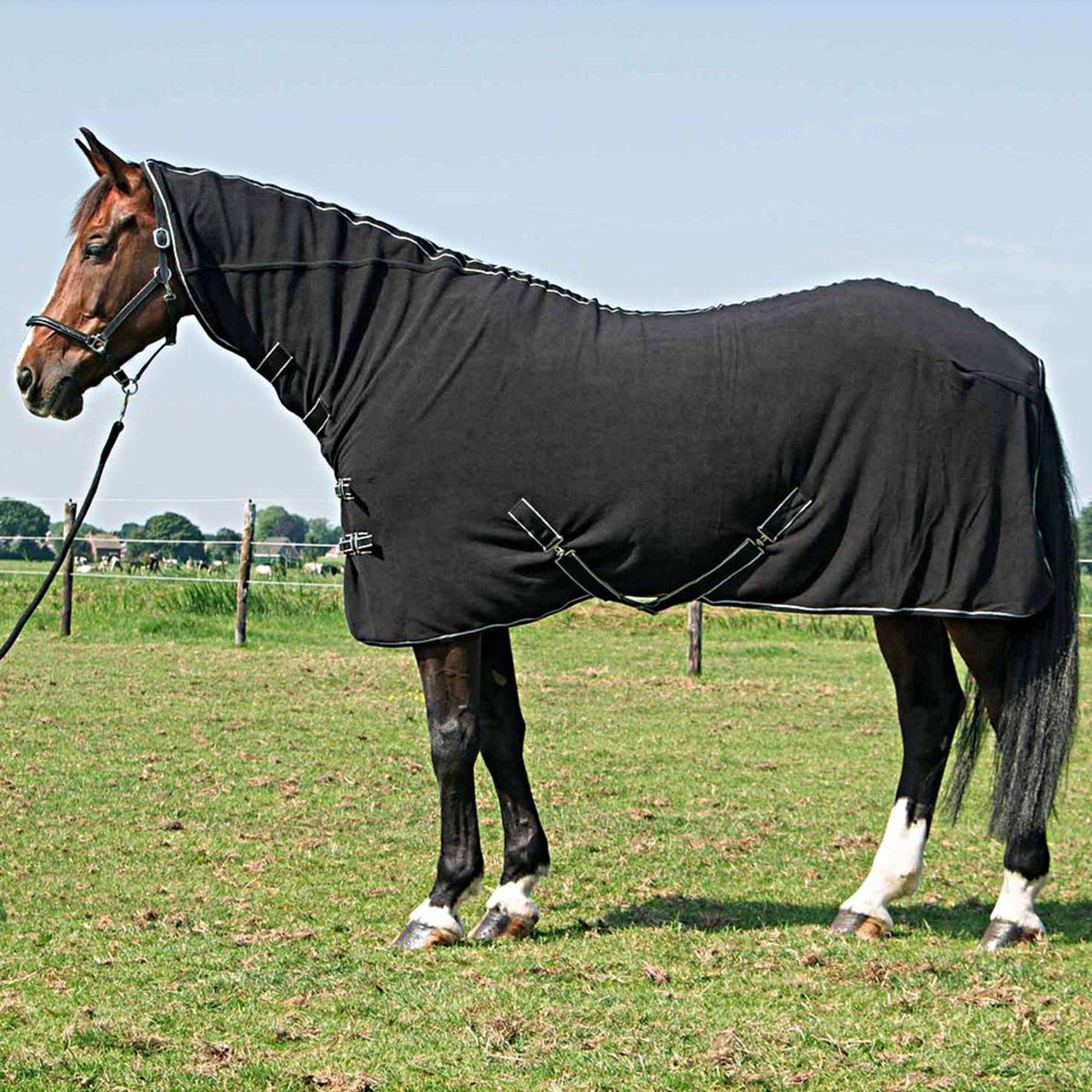 Harry's Horse Manta de Forro Polar Negro