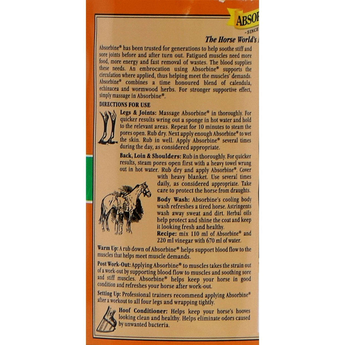 Absorbine Embrocation Liniment Liquid