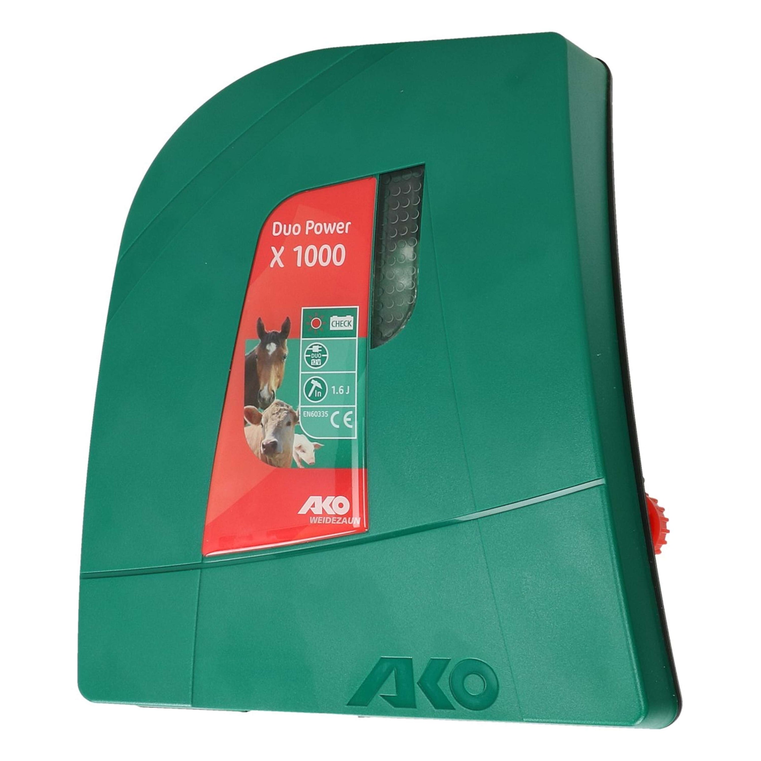 Ako Dispositivo de cerca eléctrica Duo Power X1000 1,0 Joule Verde Ako Dispositivo de cerca eléctrica Duo Power X1000 1,0 Joule Verde