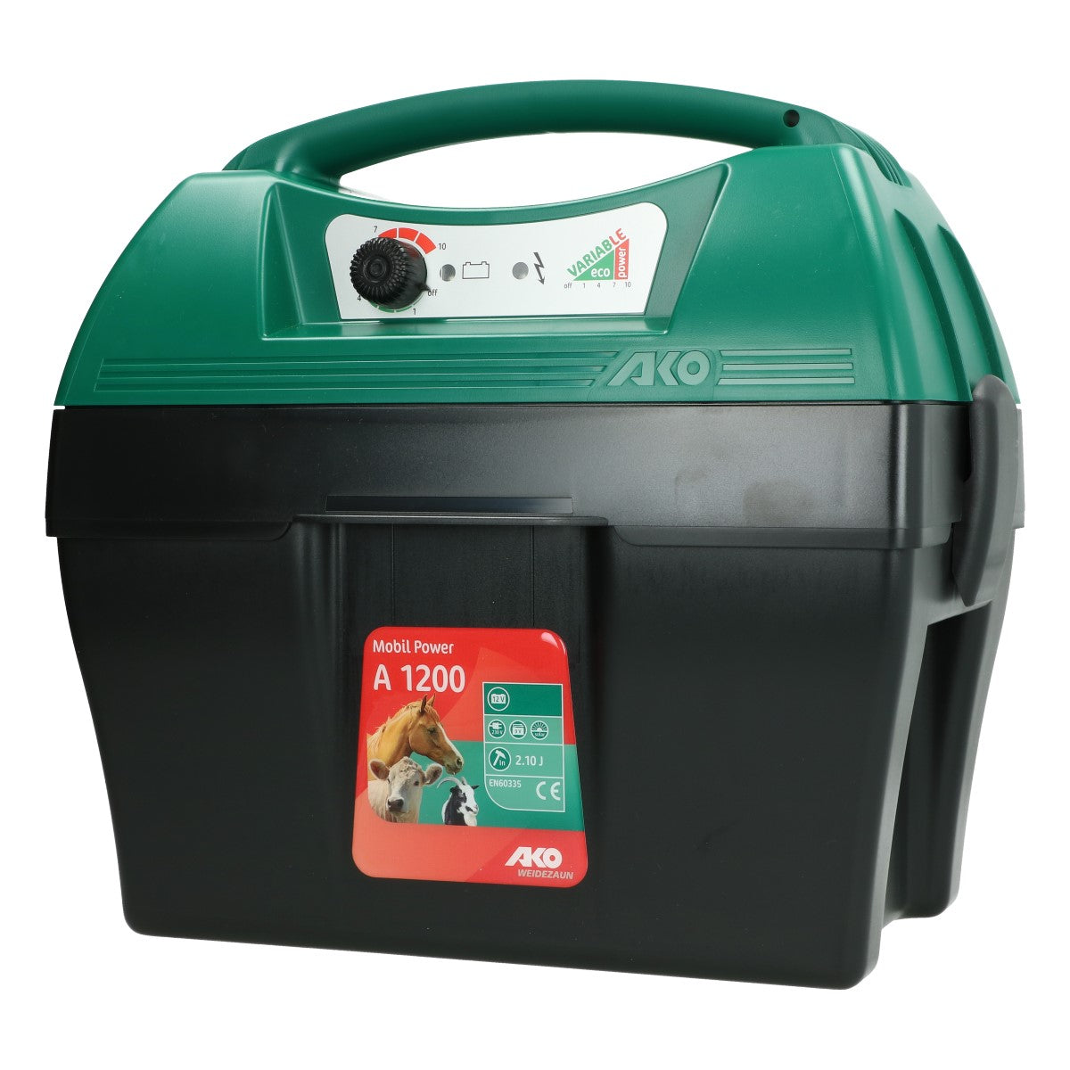 Ako Dispositivo de cerca eléctrica Mobiel Power A1200 1,4 Joule