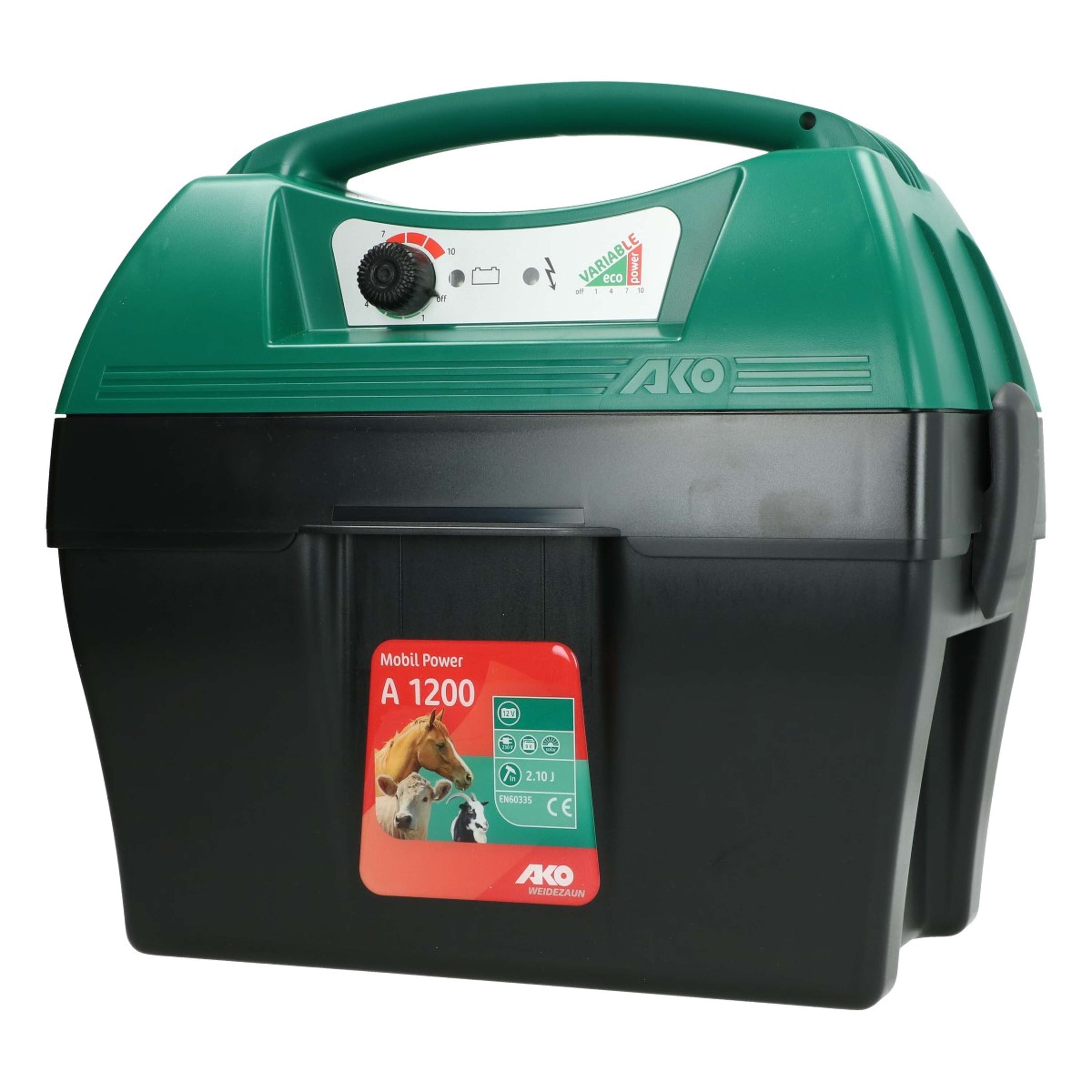Ako Dispositivo de cerca eléctrica Mobiel Power A1200 1,4 Joule