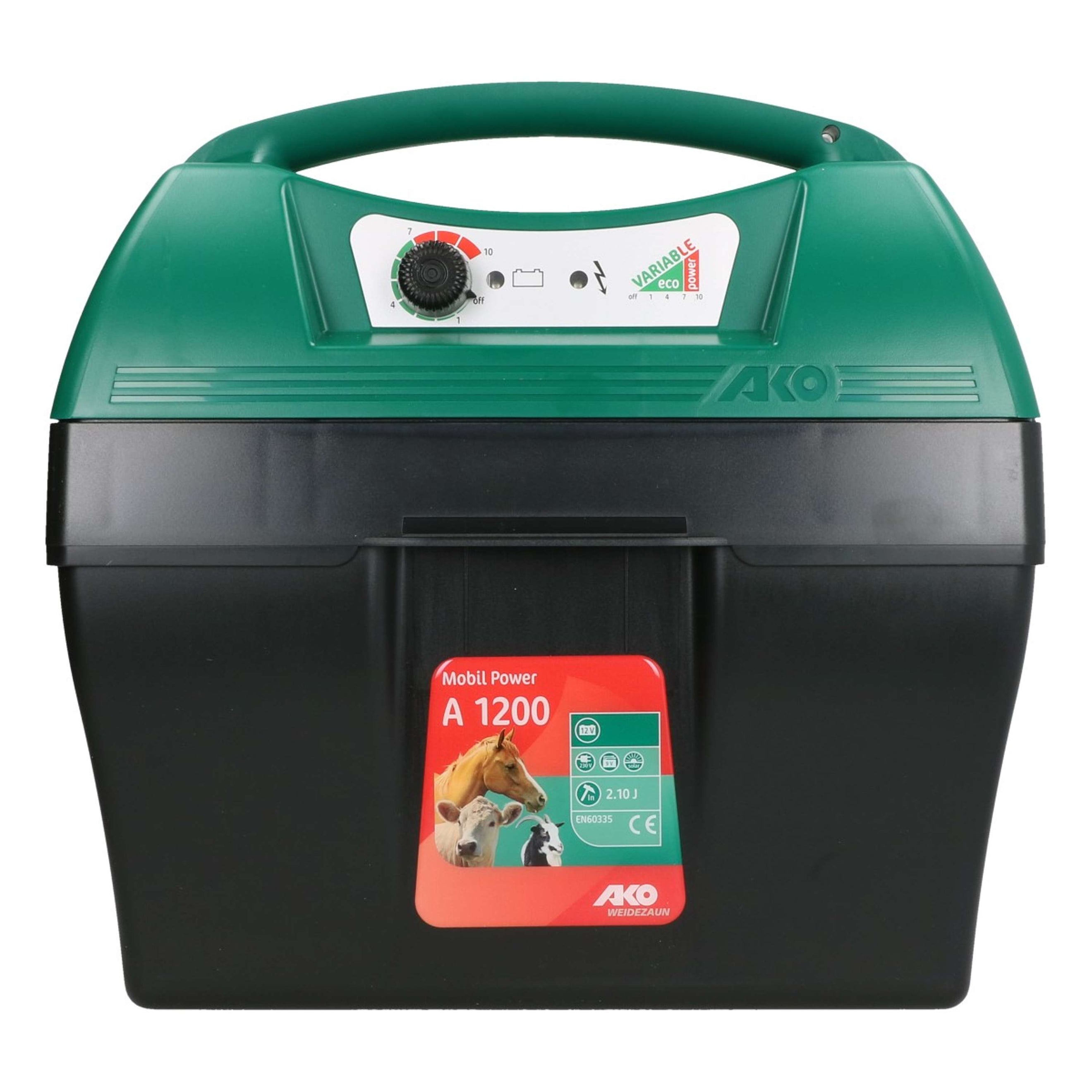 Ako Dispositivo de cerca eléctrica Mobiel Power A1200 1,4 Joule Ako Dispositivo de cerca eléctrica Mobiel Power A1200 1,4 Joule