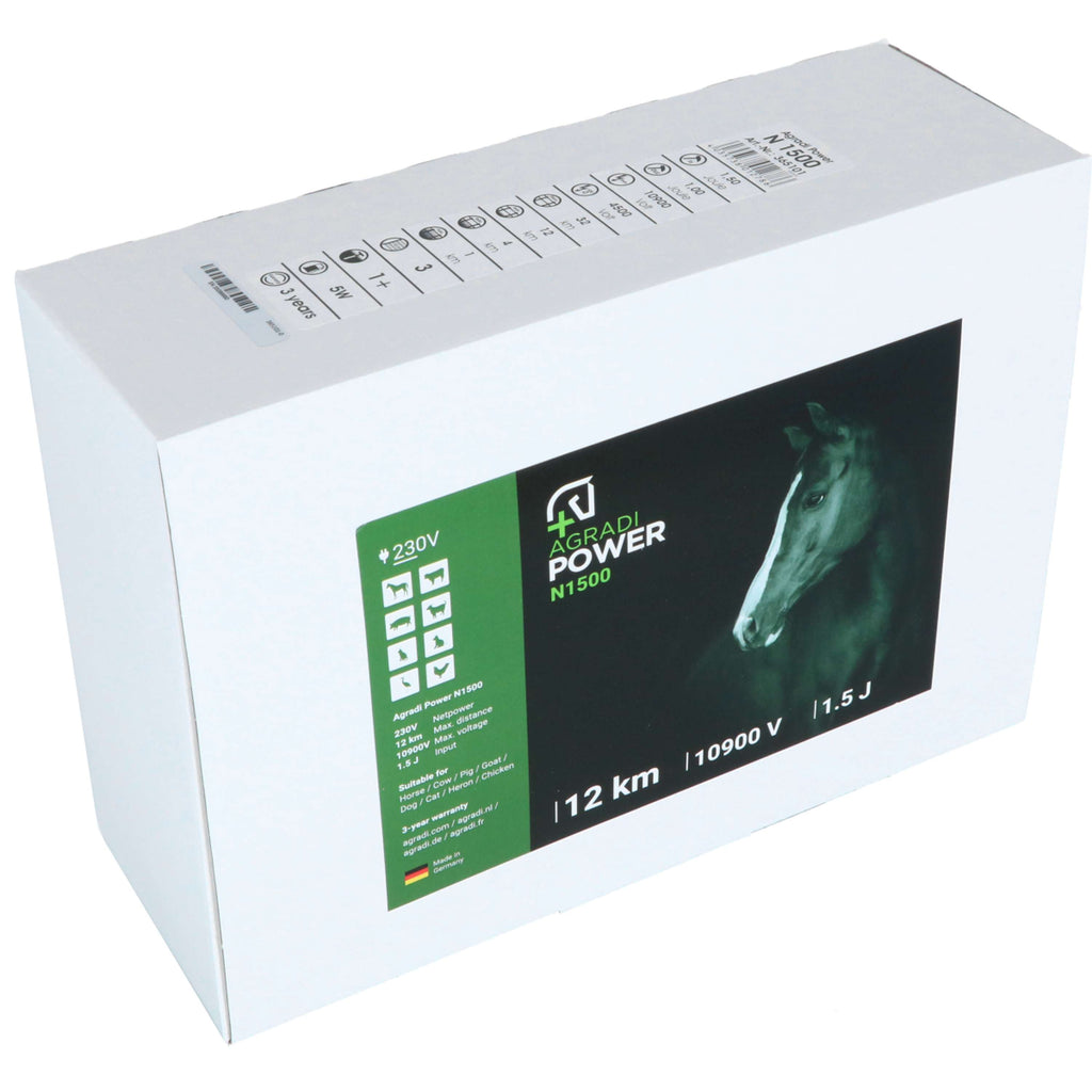 Agradi Power Dispositivo de cerca eléctrica Agradi Power N1500 1,5 Joule Verde Oscuro