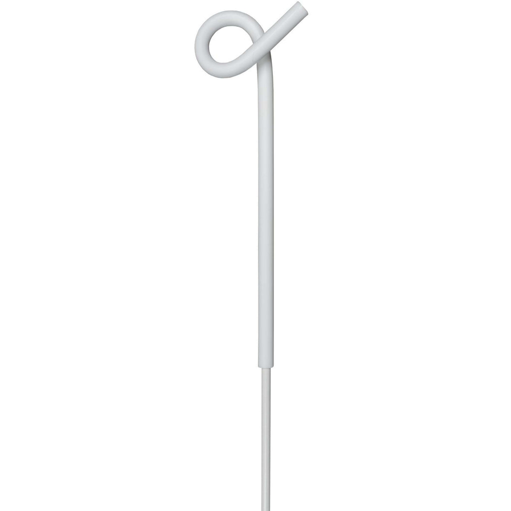 Agradi Power Poste de Cercado Acero de Resorte con Rizo 105cm Blanco