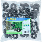 Ako Ringisolator Núcleo de Hierro Grande 25 Piezas Negro