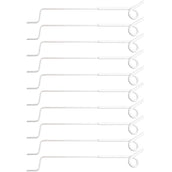 Ako Aislador a Distancia Espiral 10 piezas Blanco