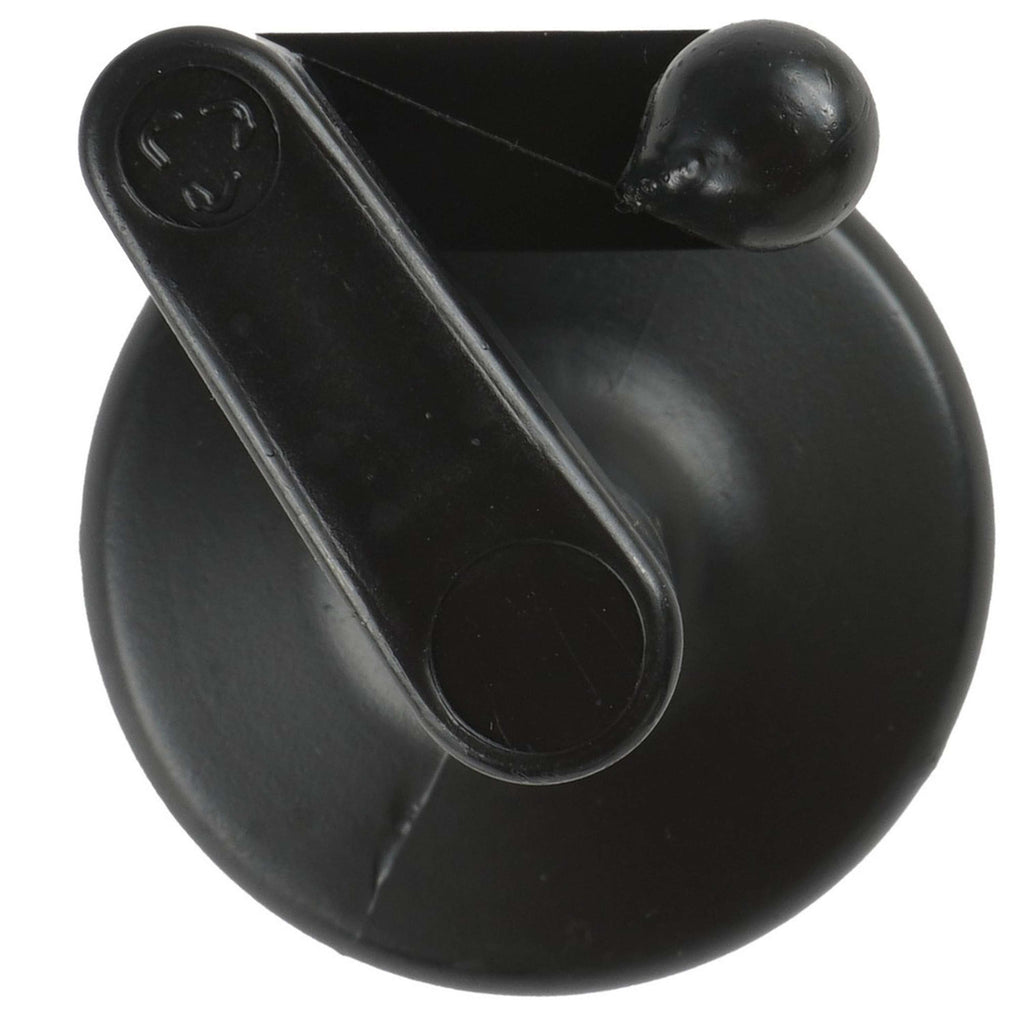 Ako Topisolator Cordón/Alambre Poste en Acero Ovalado Negro
