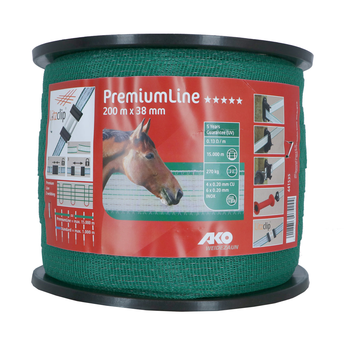 Ako Cinta para Vallas Topline Verde