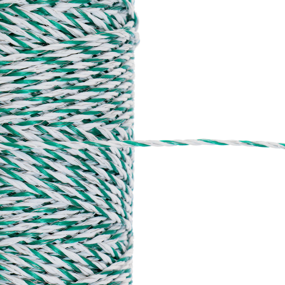 Ako Alambre para Cercas Premiumline Blanco/Verde