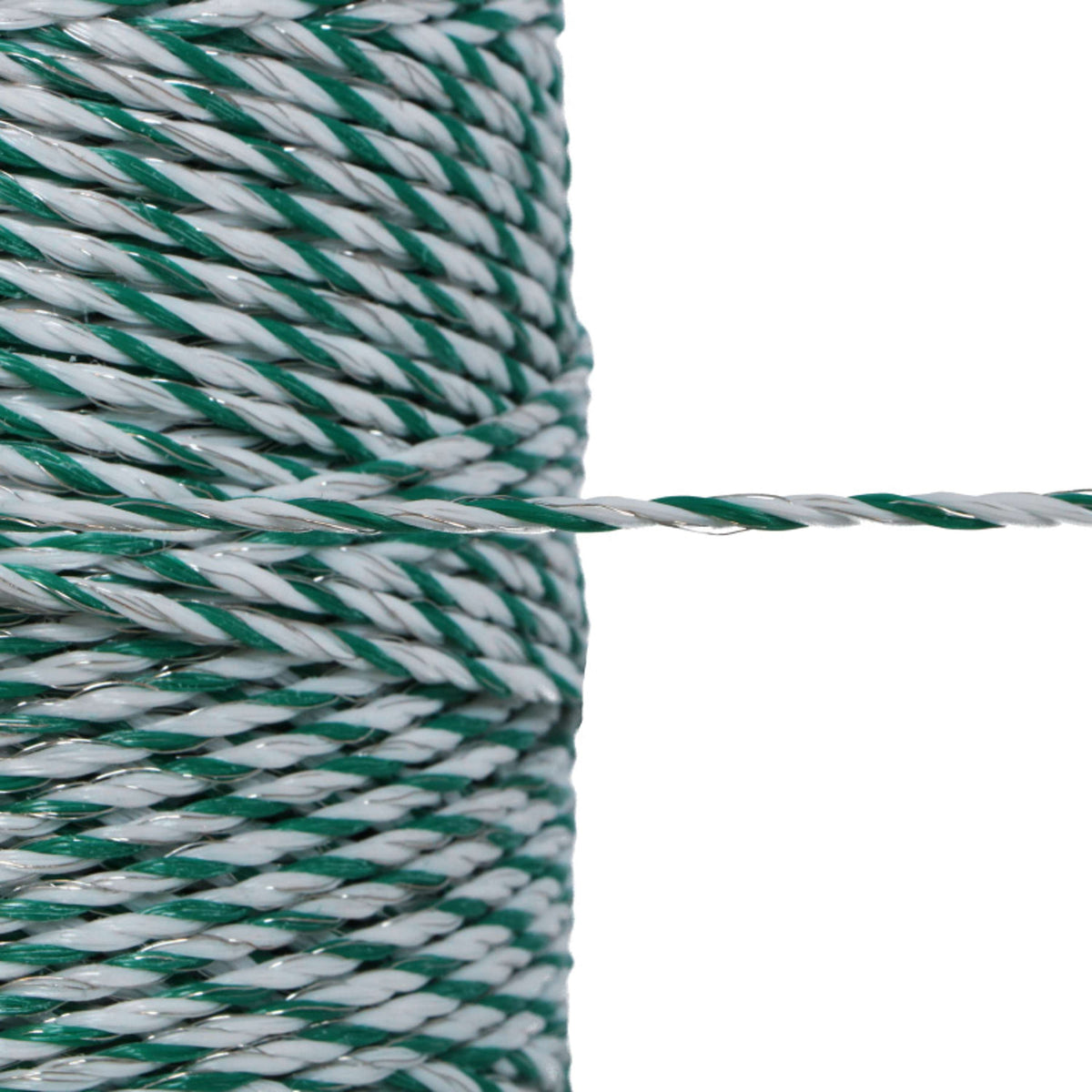 Ako Alambre para Cercas Premiumline Blanco/Verde