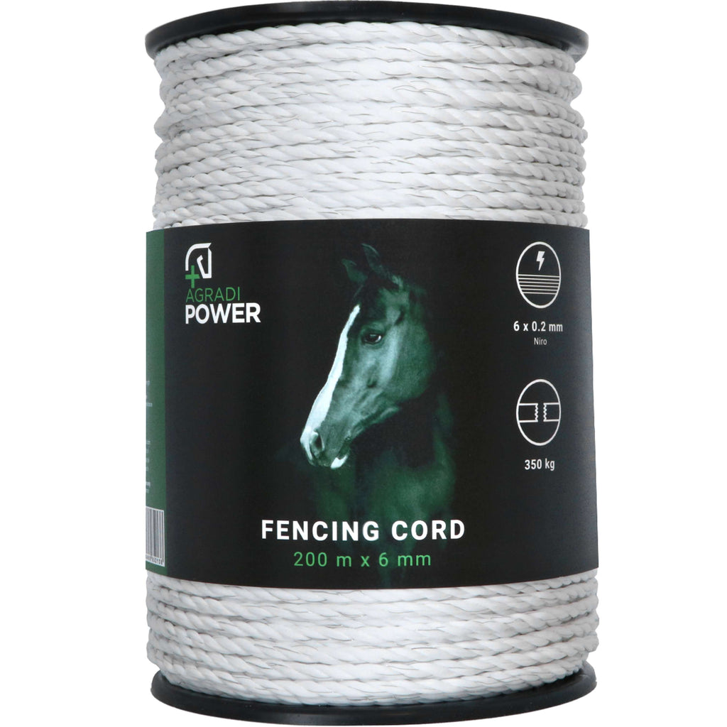 Agradi Power Cuerda Economyline 6mm Blanco
