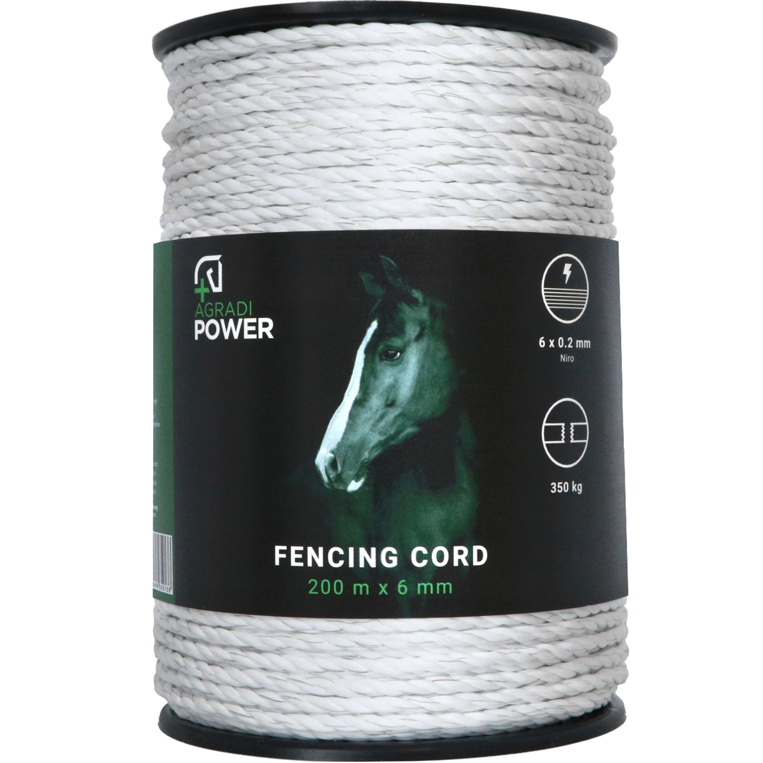 Agradi Power Cuerda Economyline 6mm Blanco