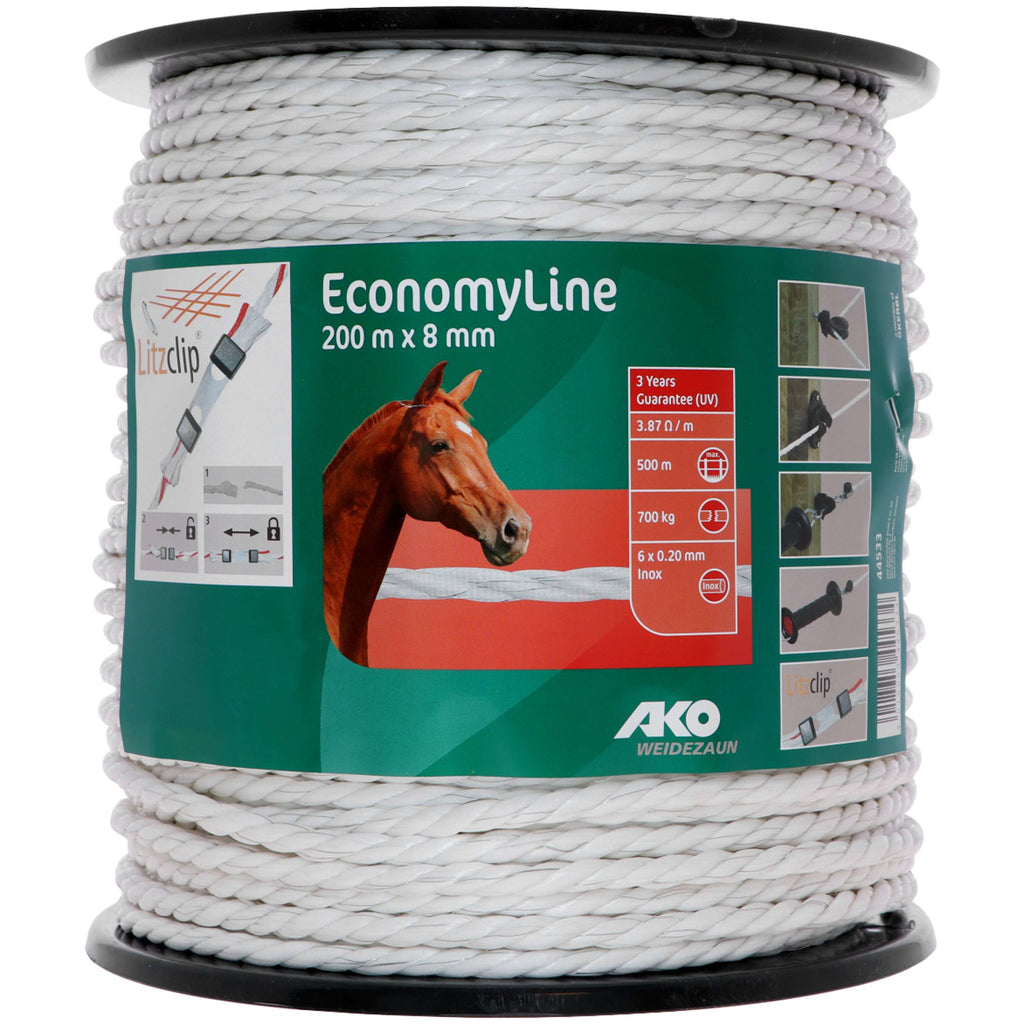 Ako Cuerda Economyline 8mm Blanco