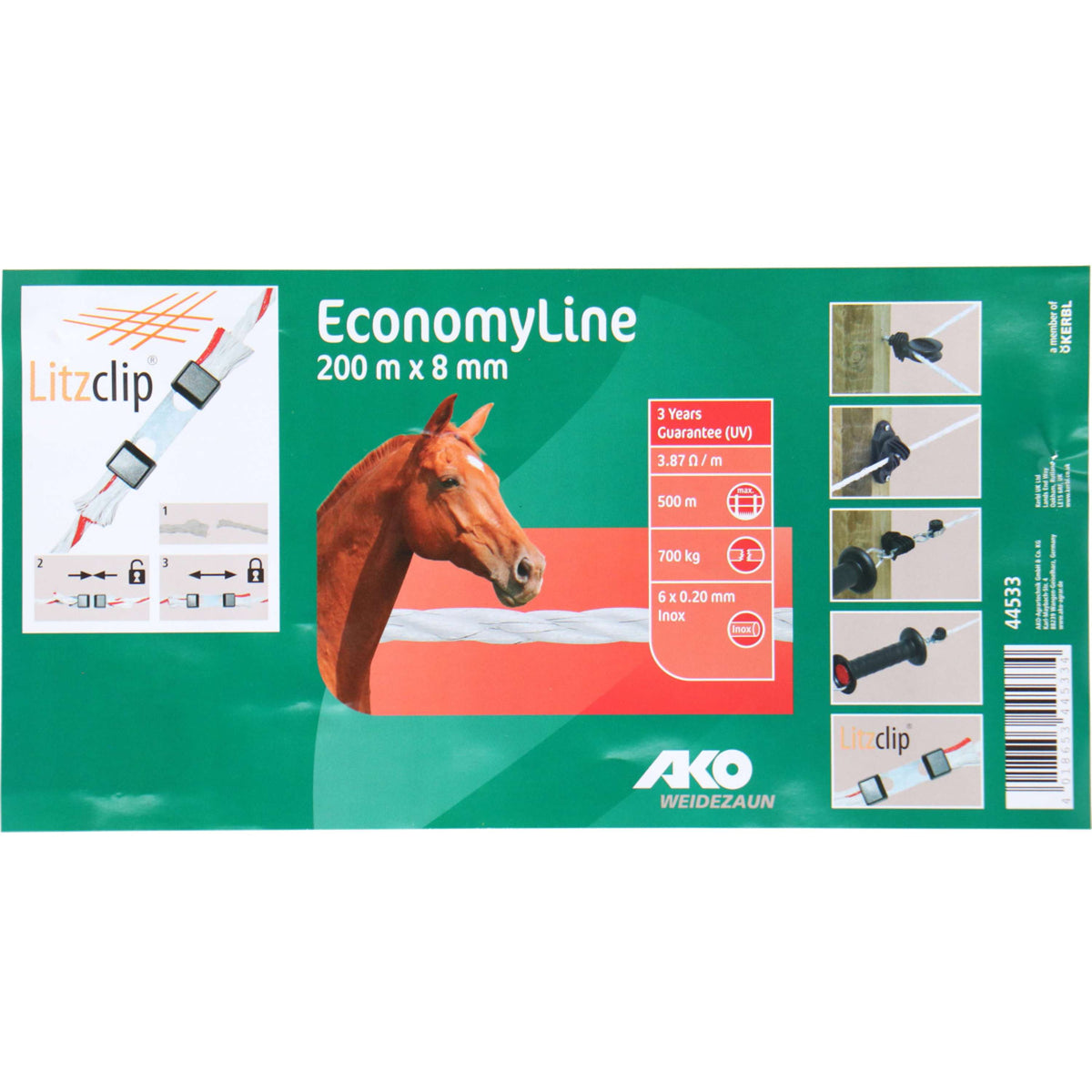 Ako Cuerda Economyline 8mm Blanco