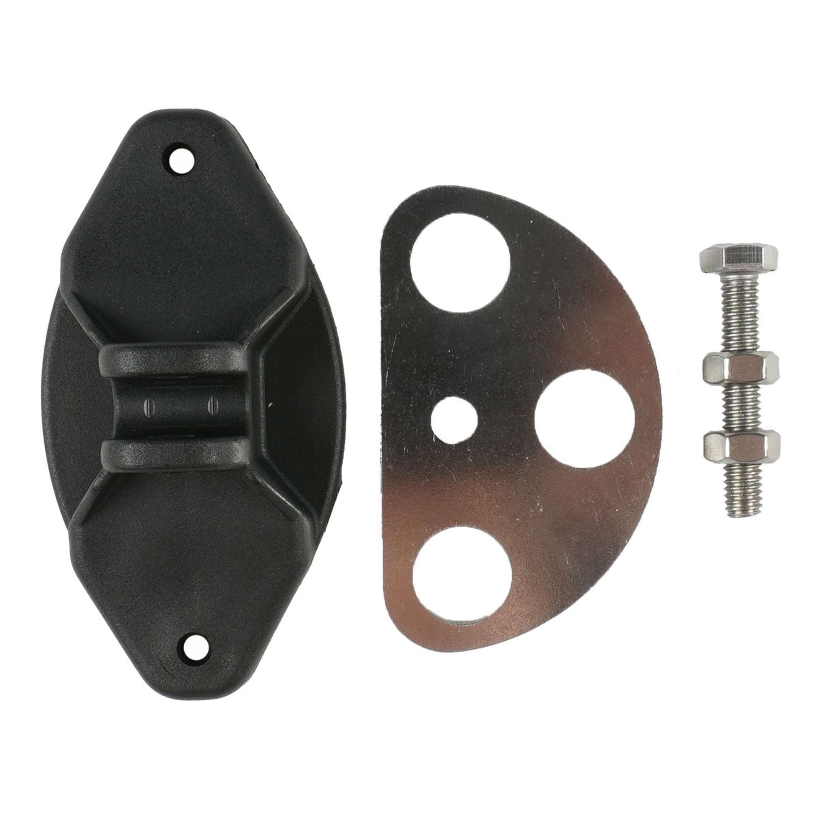 Ako Juego de Anclaje para Mango de Puerta Vario Acero inoxidable 2 Juegos